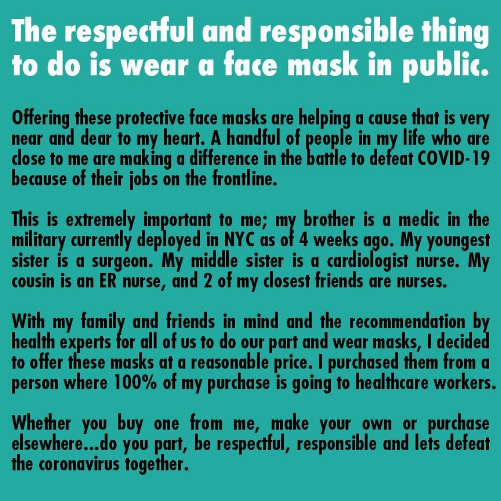 Face Mask
Pink Carnations *Protective - Picture 7 of 16